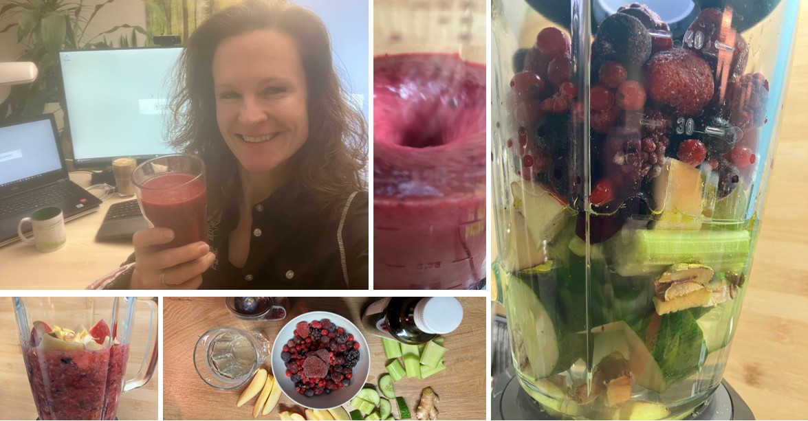 Fotoserie mit Lebensmitteln reich an Vitaminen